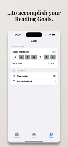 Reading Log: No Frills Book Tracker - Screenshot 4 showing product features and functionality