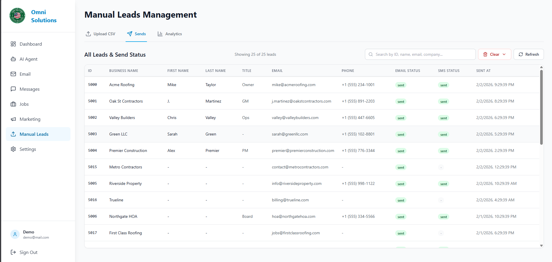 OmniSolutions - Screenshot 3 showing product features and functionality