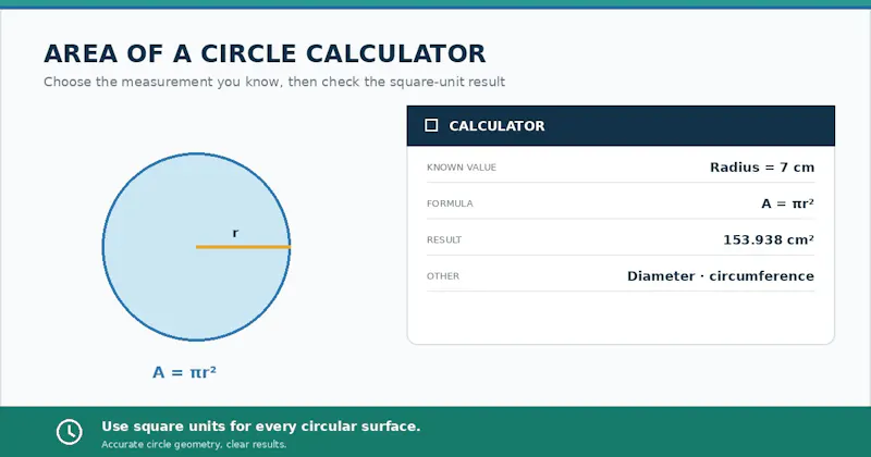 Circle Calculator screenshot 12