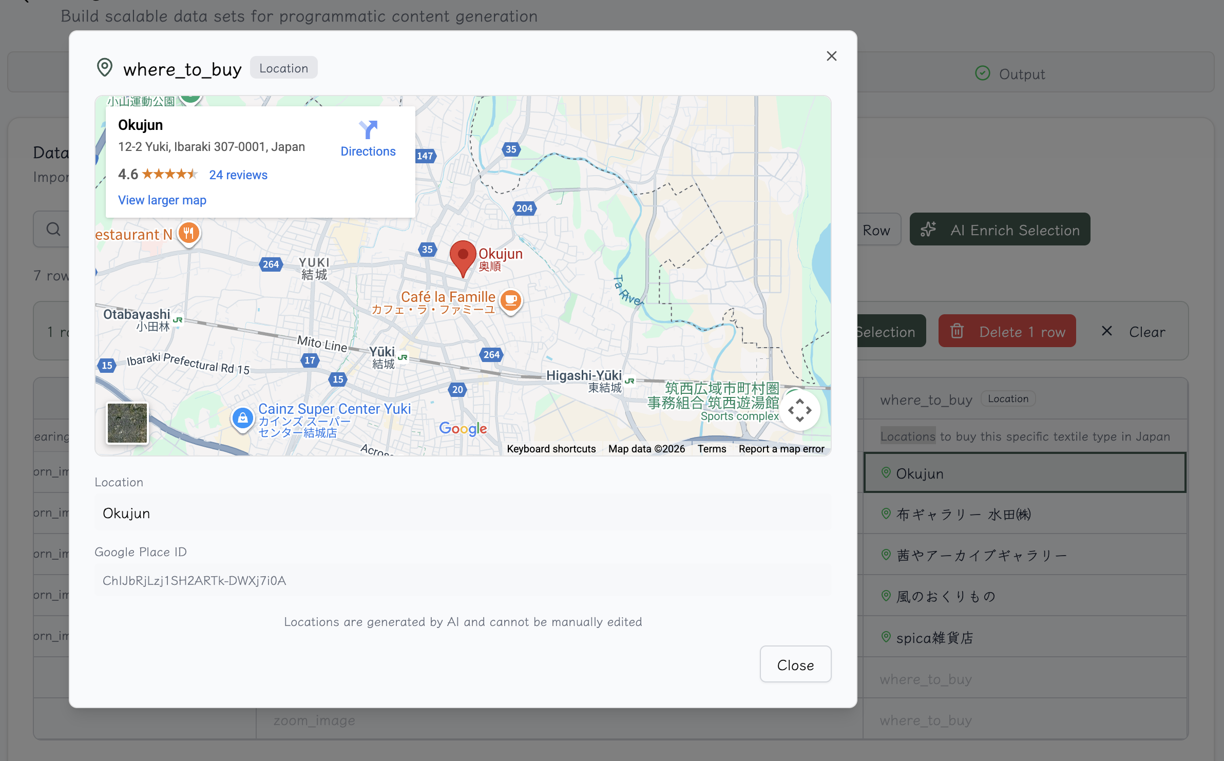 Kensaku AI - pSEO and Data Enrichment gallery image