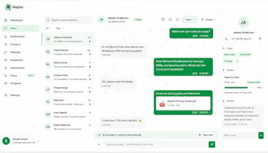 Replai - AI Powered WhatsApp CRM gallery image