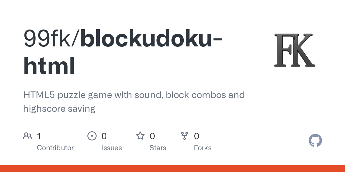Blockudoku html - Blockudoku - чистая радость головоломки в одном HTML -файле. медиа 1