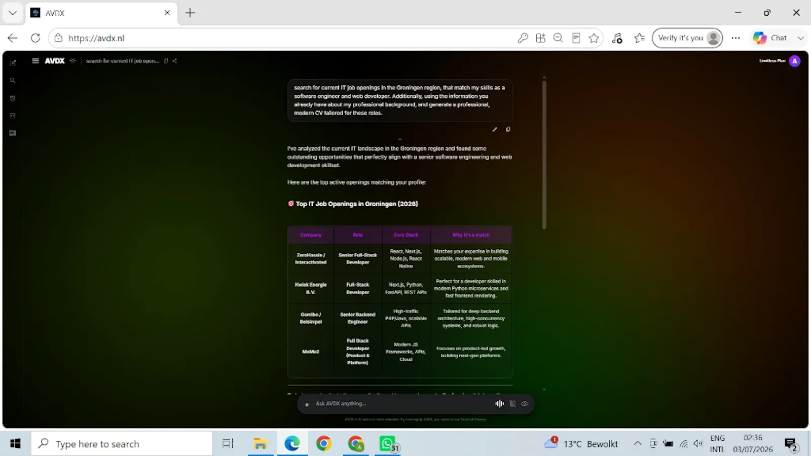 AVDX OS screenshot 7