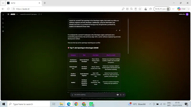 AVDX OS screenshot 7