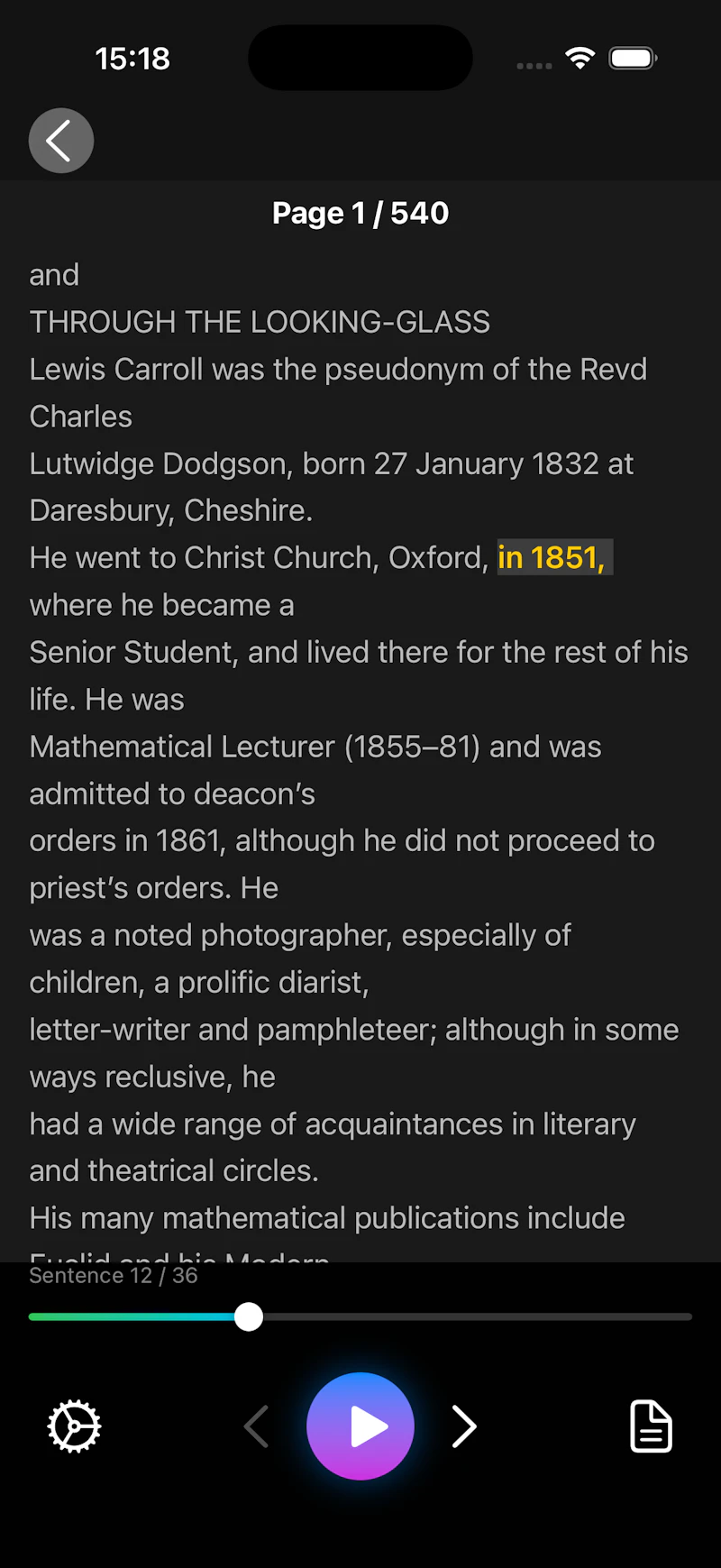 XReading screenshot 2