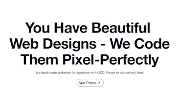 FRTND pixel-perfect code as subscription gallery image