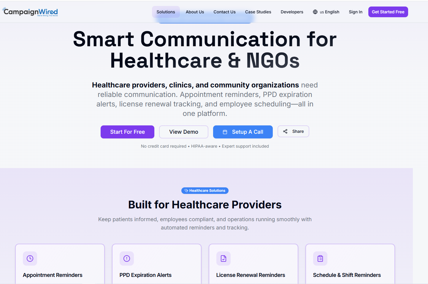 CampaigWired - Screenshot 4 showing product features and functionality