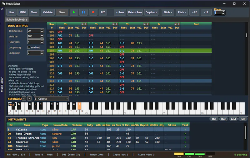 JARU IDE screenshot 2