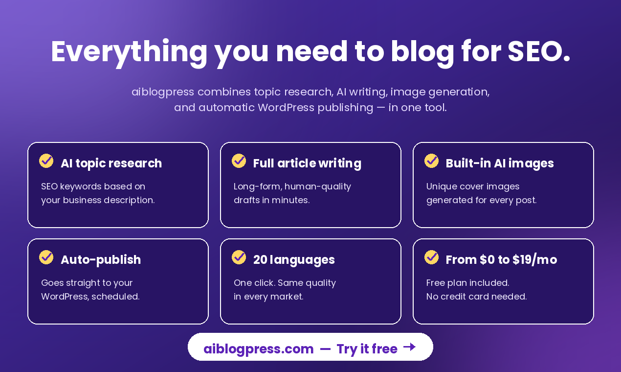 AI Blog Press gallery image