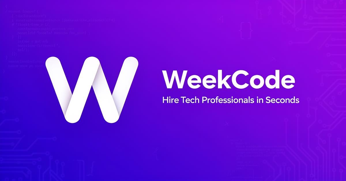 WeekCode - Main product screenshot demonstrating key features and user interface