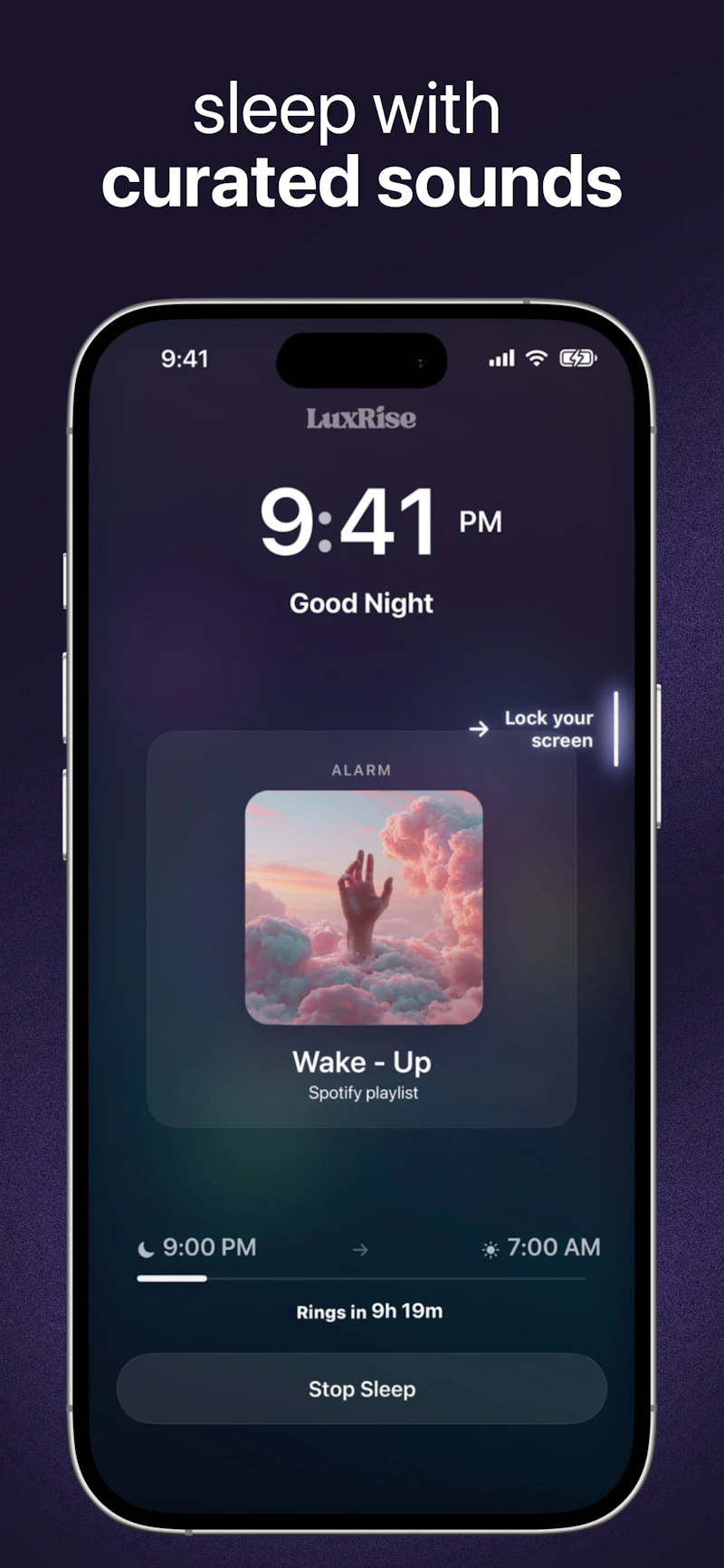 LuxRise - Personalised Wakeup & Sleep. screenshot 2