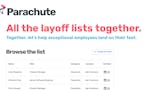 Parachute - All Layoff Lists Together image