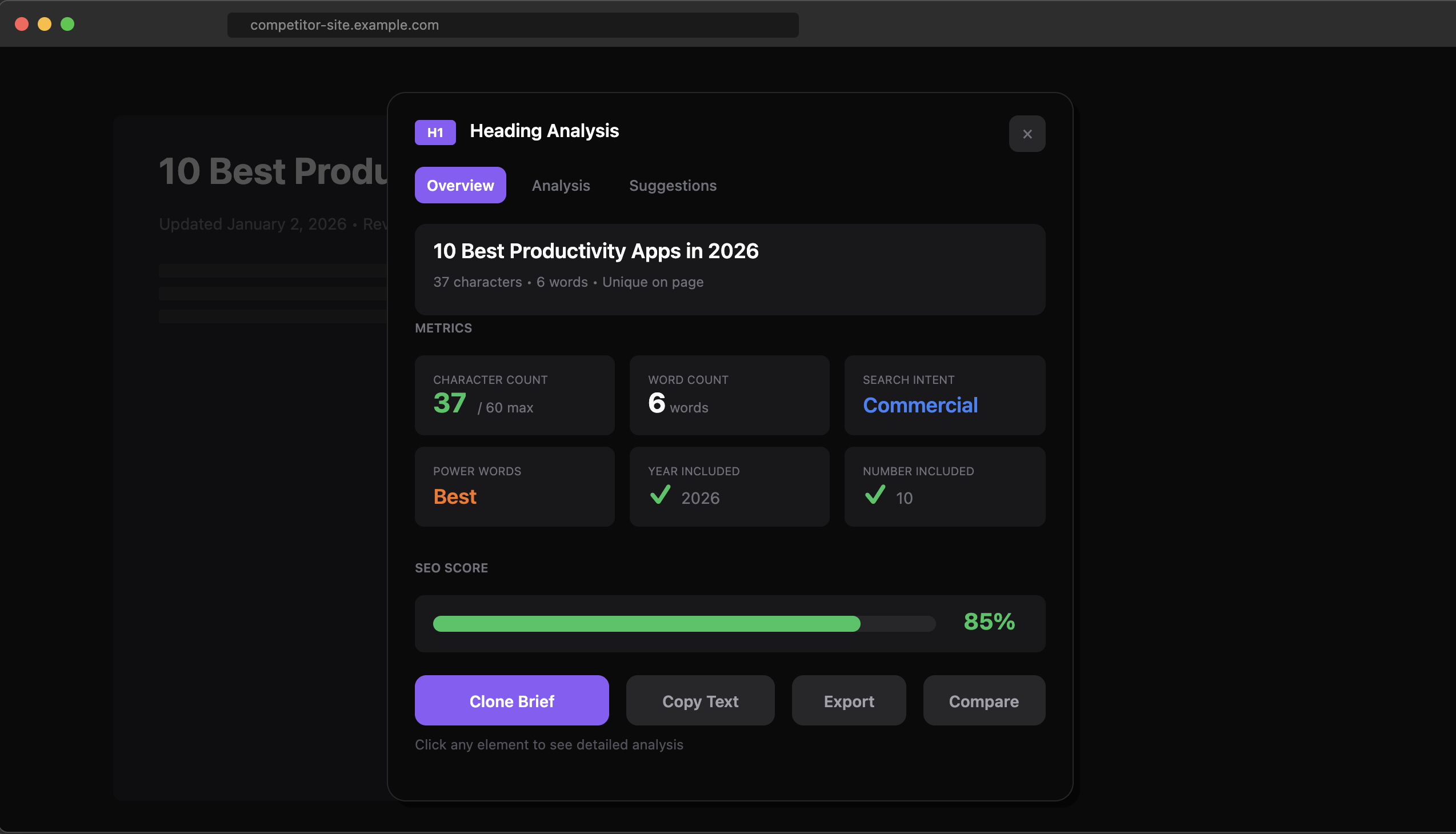 Atoms - Screenshot 5 showing product features and functionality