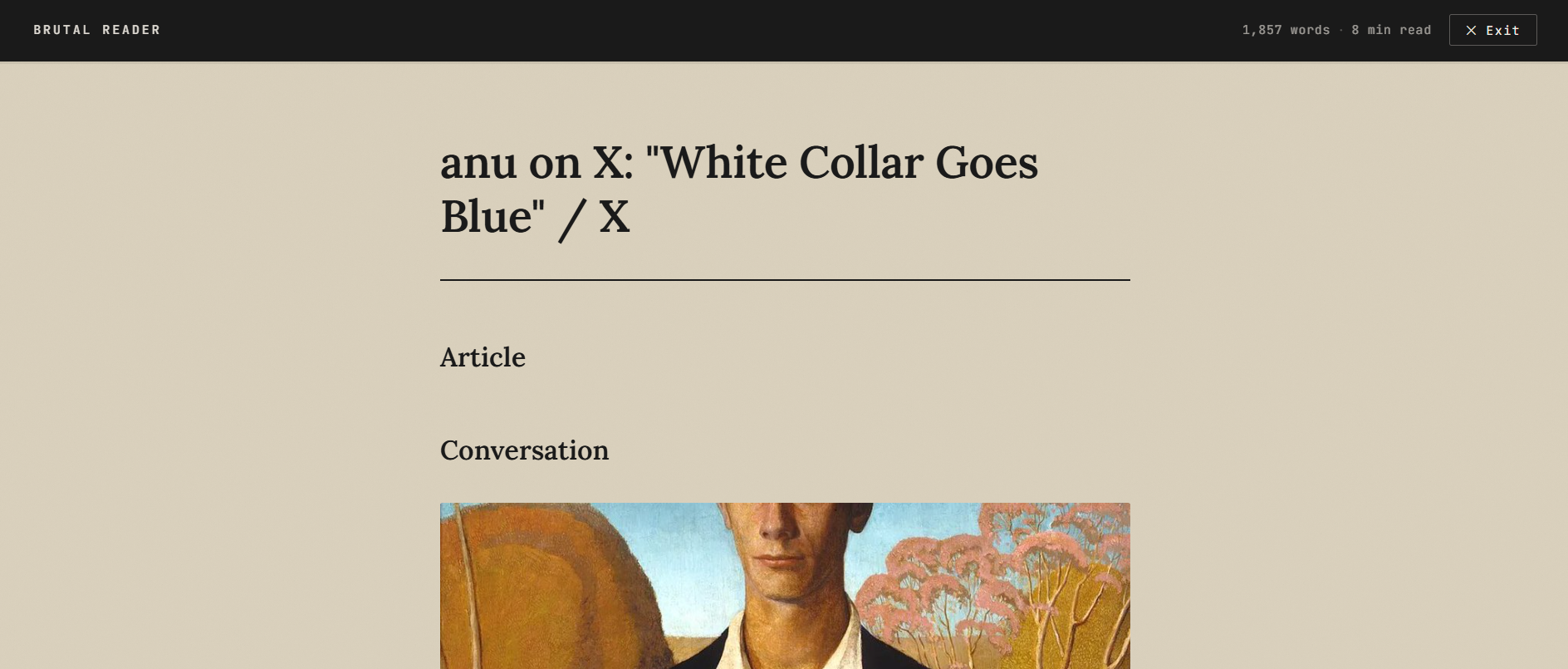 Brutal Reader - Screenshot 3 showing product features and functionality