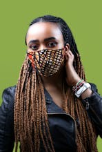 3 Ply Cotton Ankara Face Mask gallery image