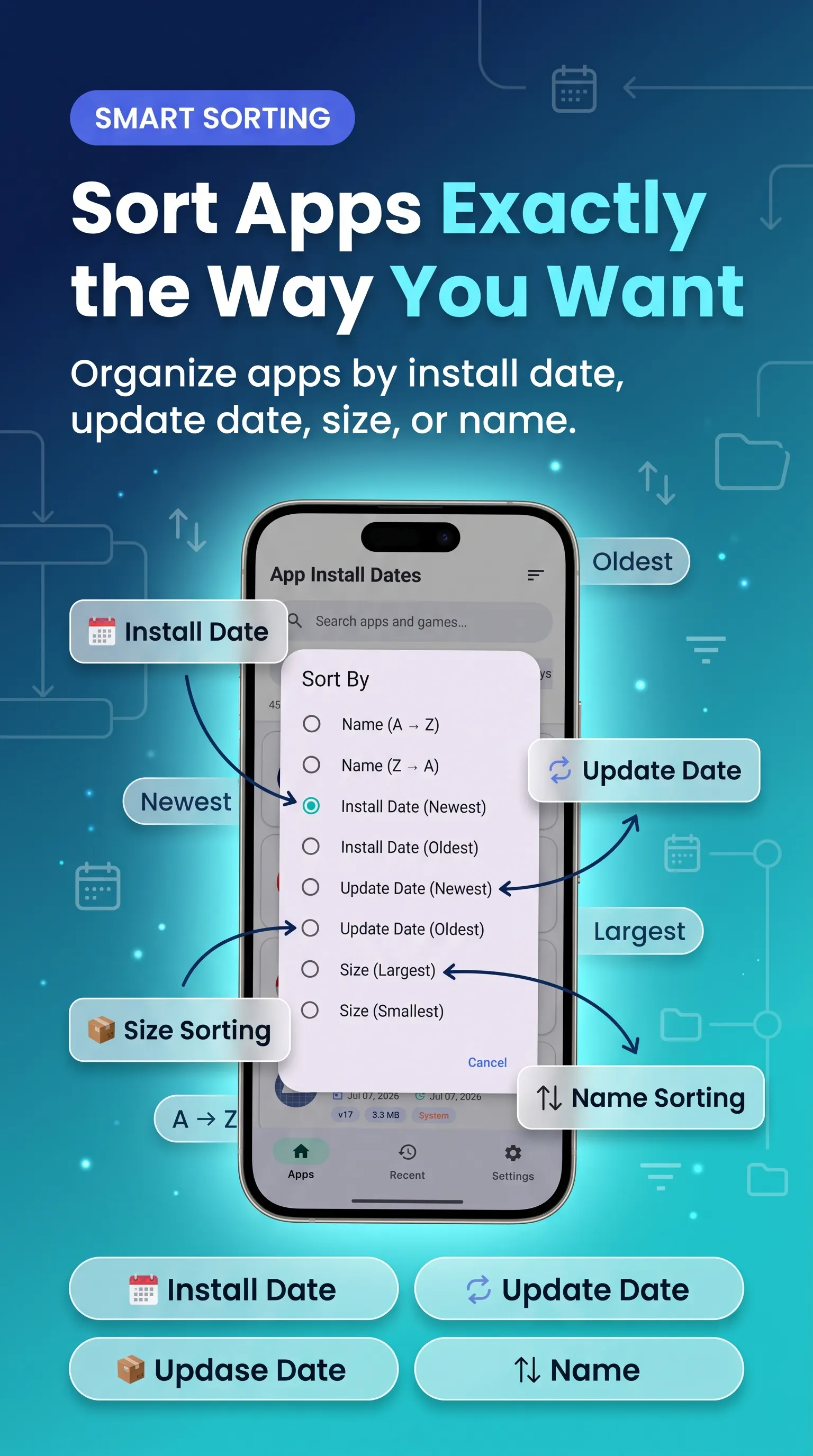 Install Date For Apps & Games gallery image