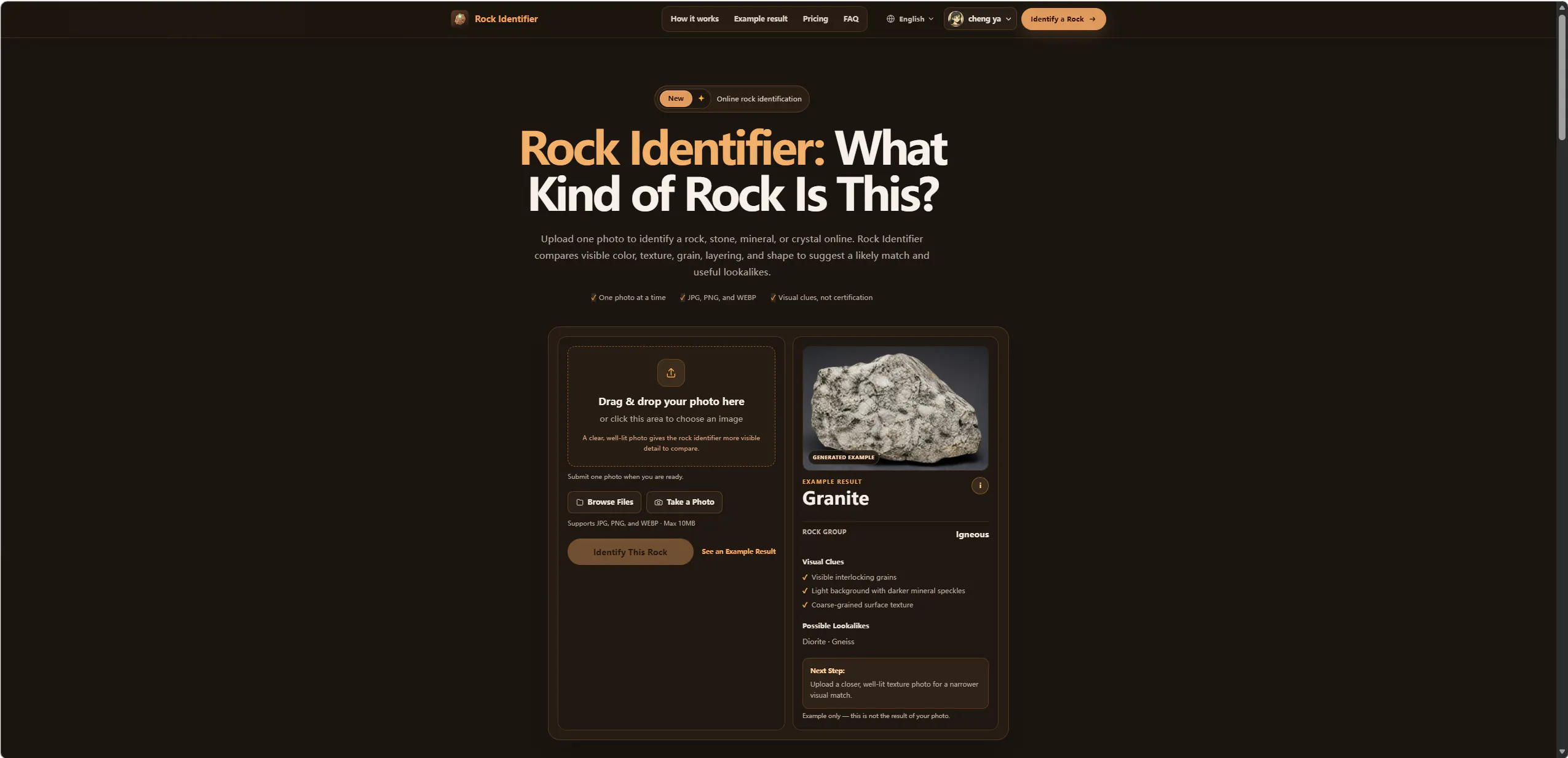 Rock Identifier gallery image