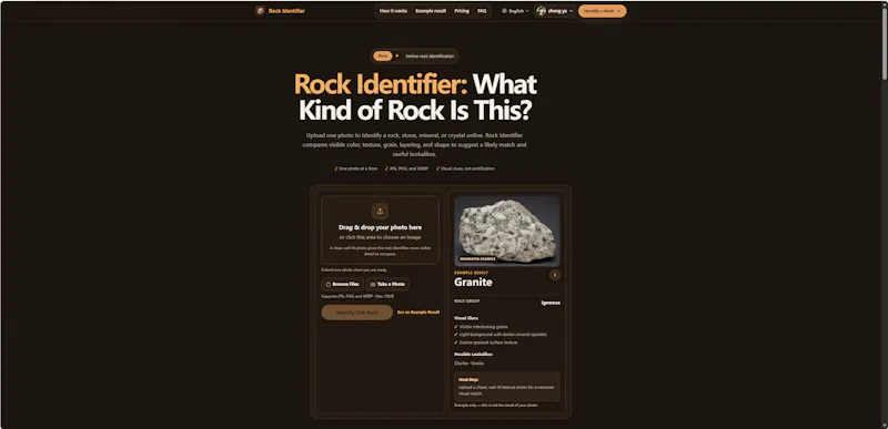 Rock Identifier screenshot 1