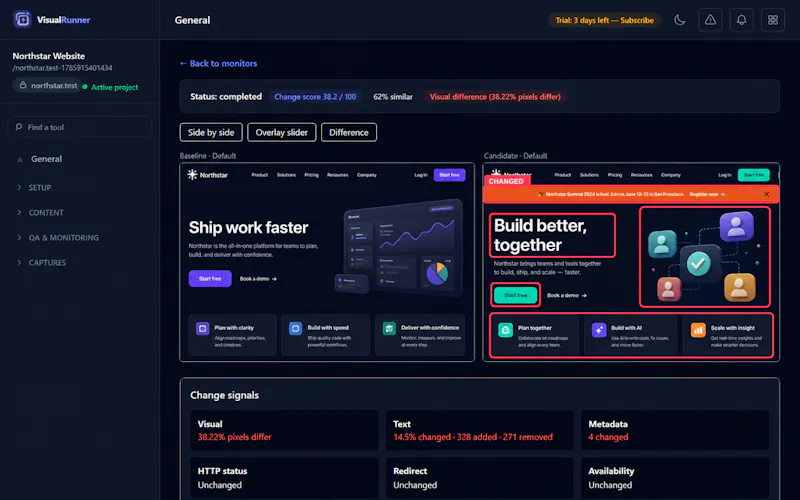 VisualRunner screenshot 5