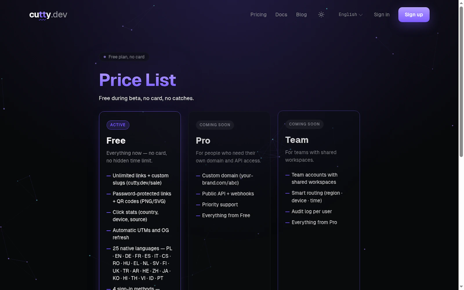 cutty.dev screenshot 3