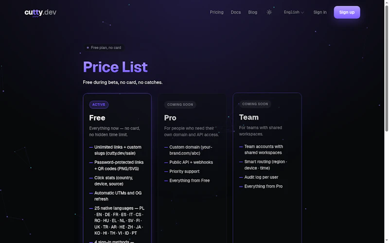 cutty.dev screenshot 3