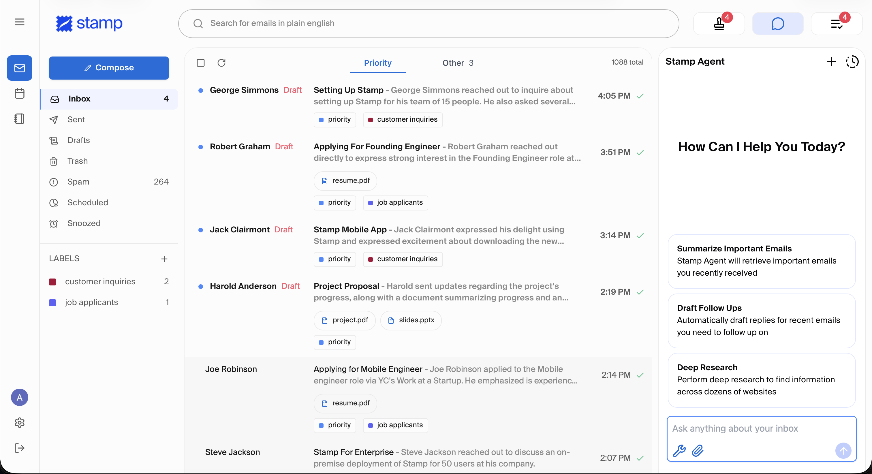Stamp: The AI Secretary gallery image