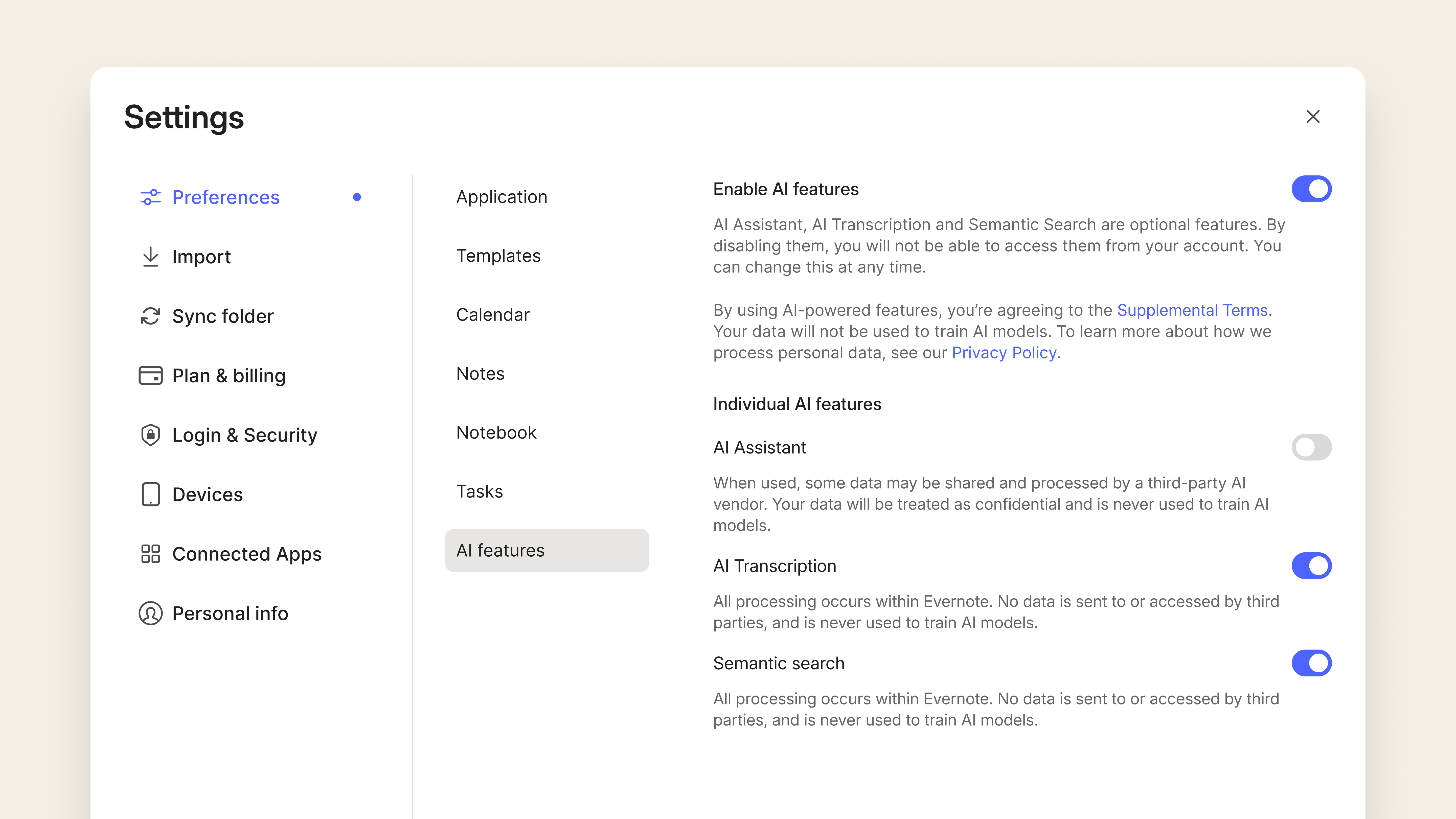 Evernote v11 gallery image