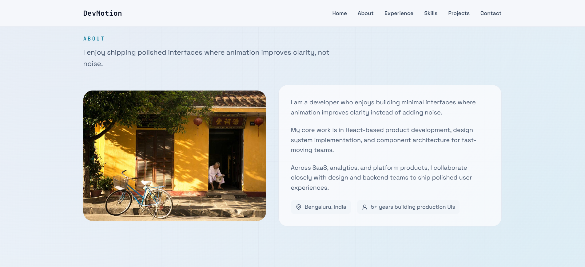 smooth-scroll-reveal-animated-portfolio - Main product screenshot demonstrating key features and user interface