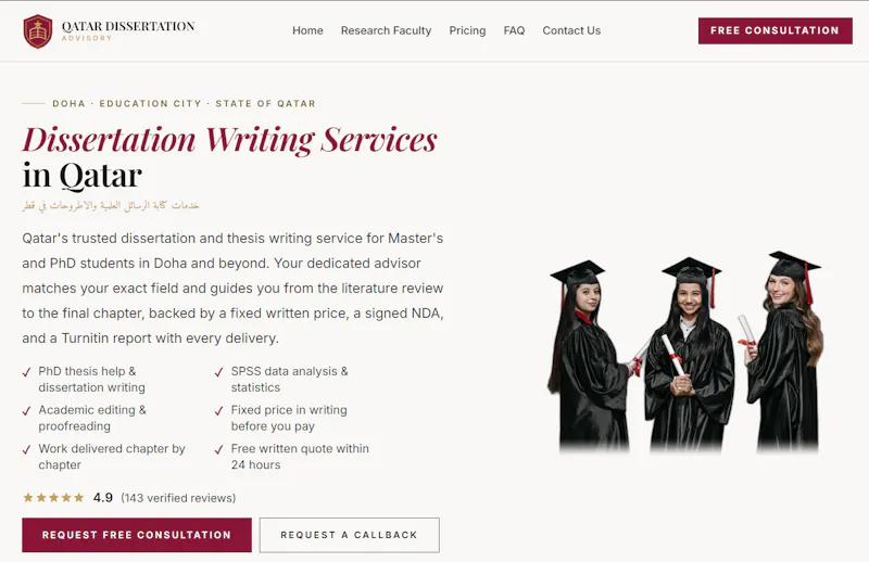 Dissertation Writing Services in Qatar screenshot 1