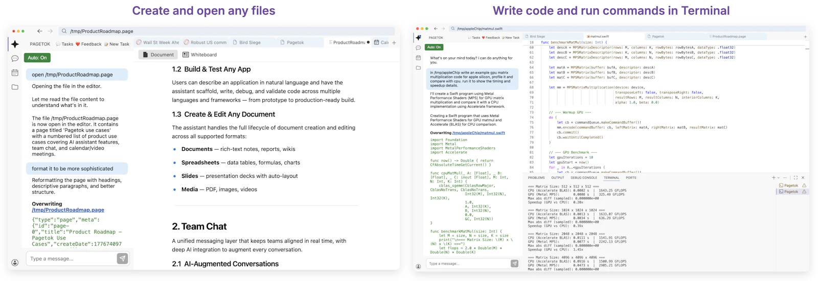 Pagetok screenshot 2