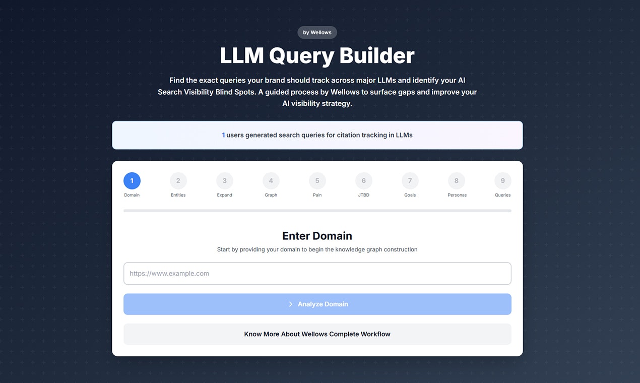 LLM Query Builder By Wellows gallery image
