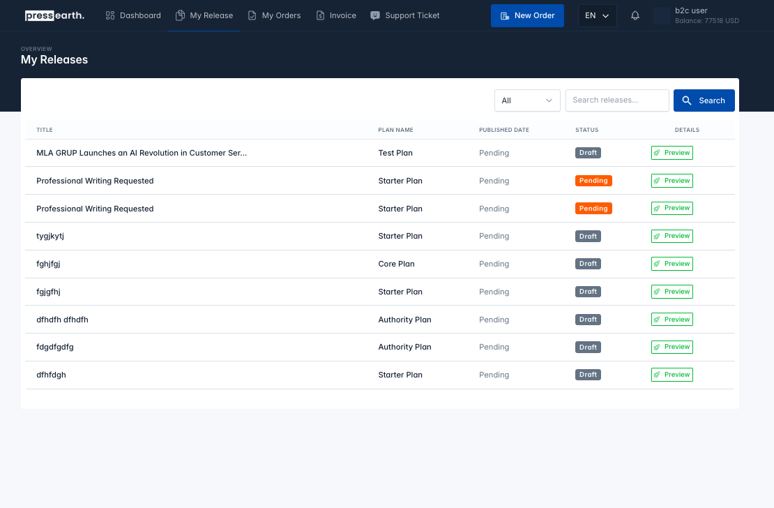 Press Earth - Screenshot 3 showing product features and functionality