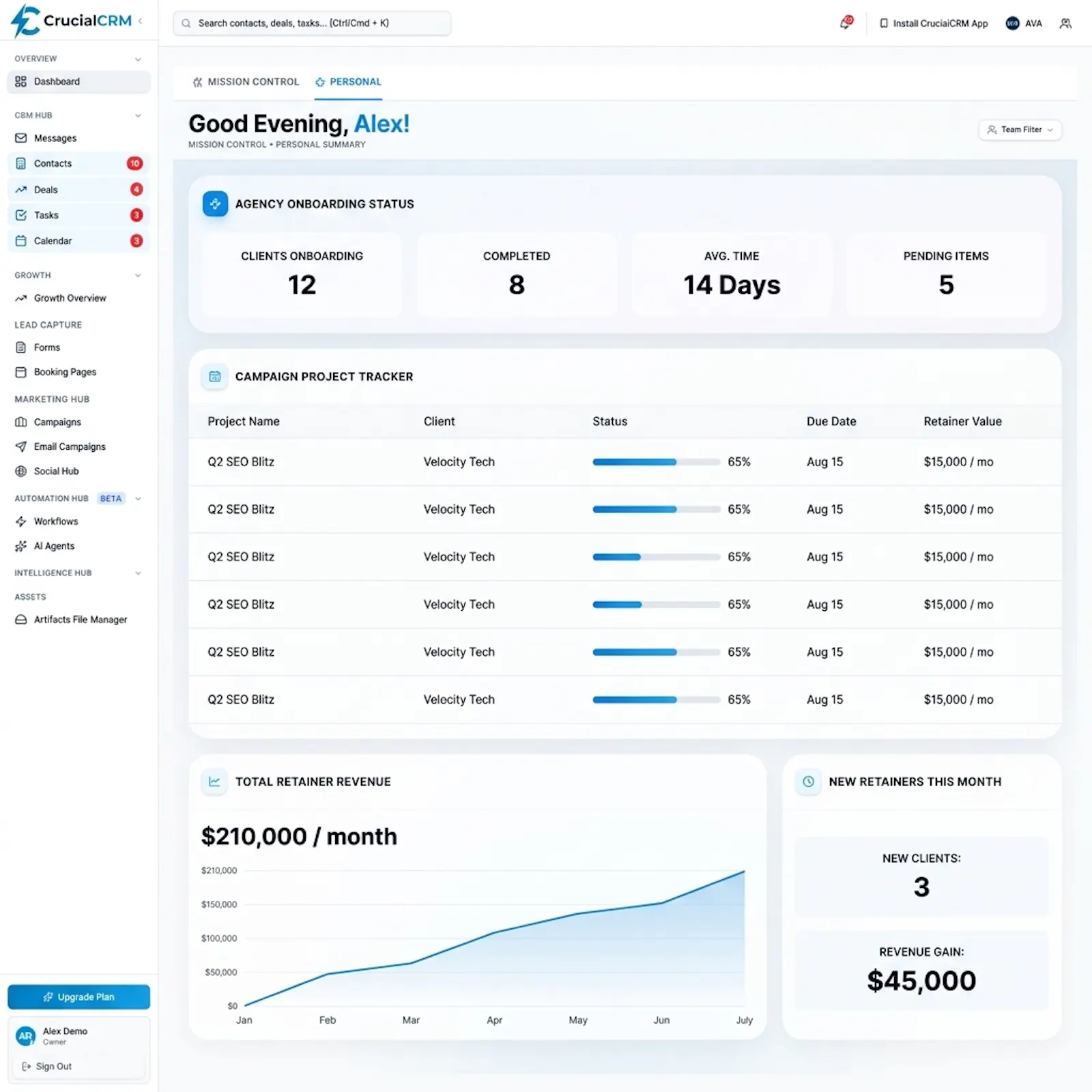 CrucialCRM screenshot 2