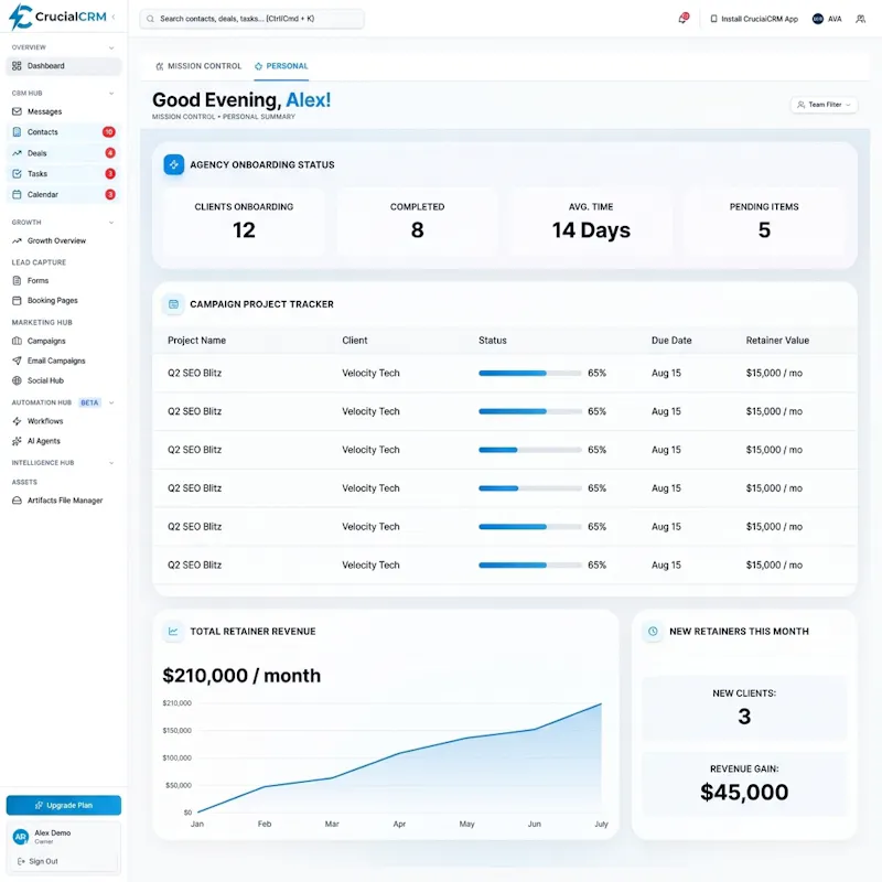 CrucialCRM screenshot 2
