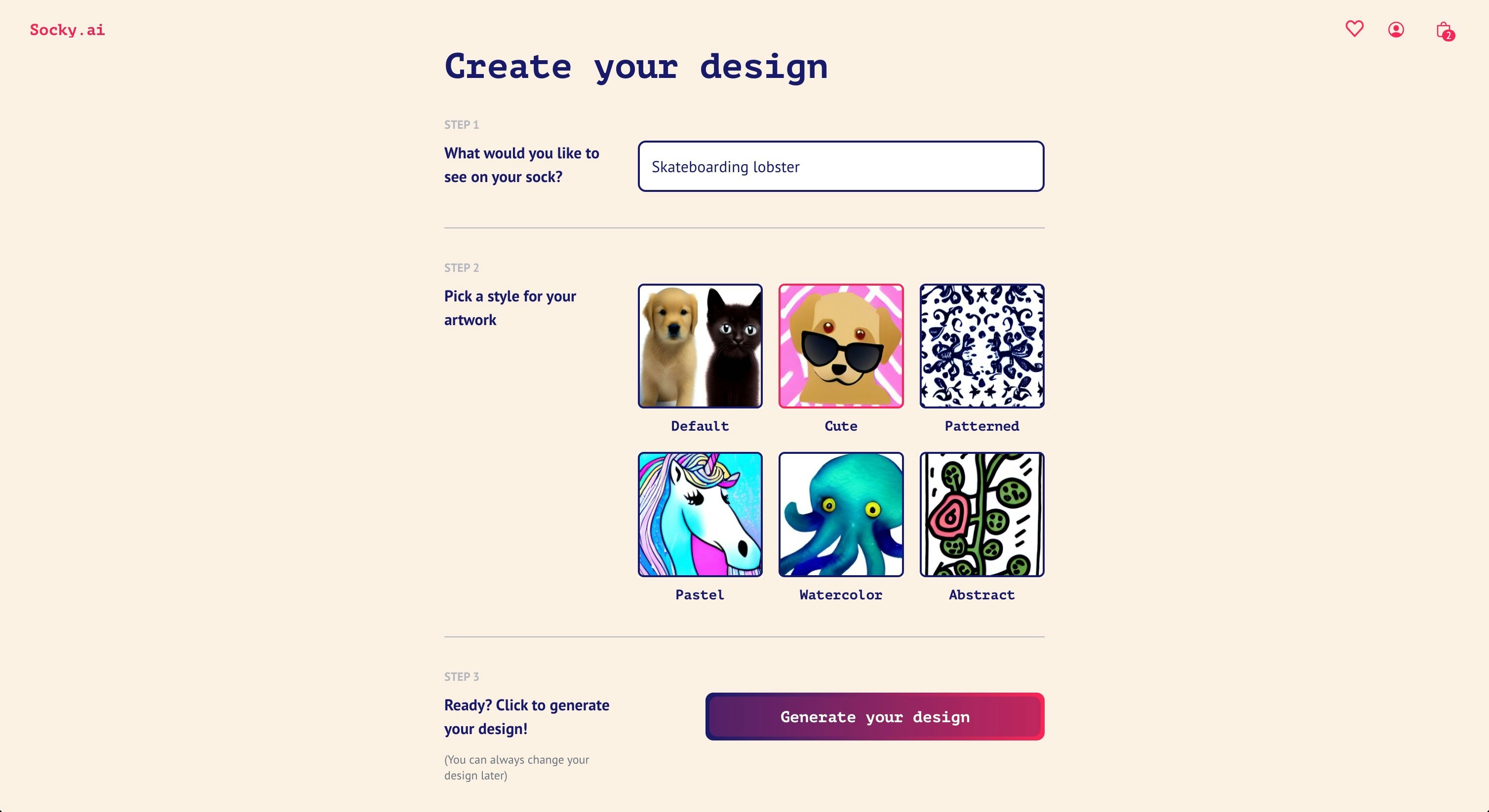 Socky.ai - AI Designed Custom Socks media 4