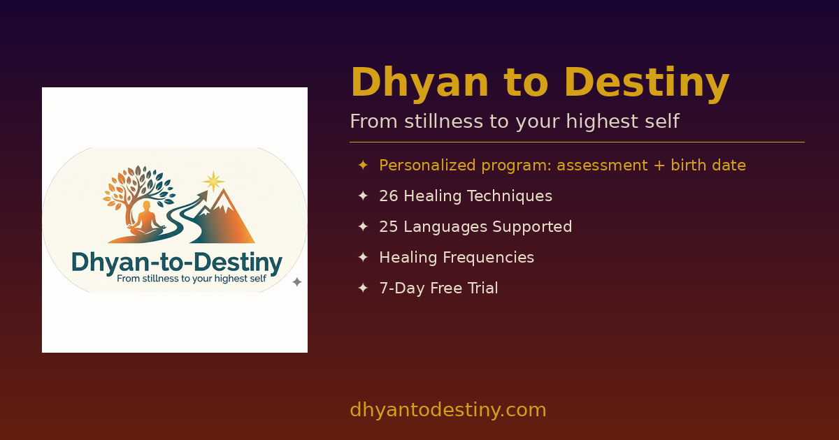 Dhyan to Destiny gallery image