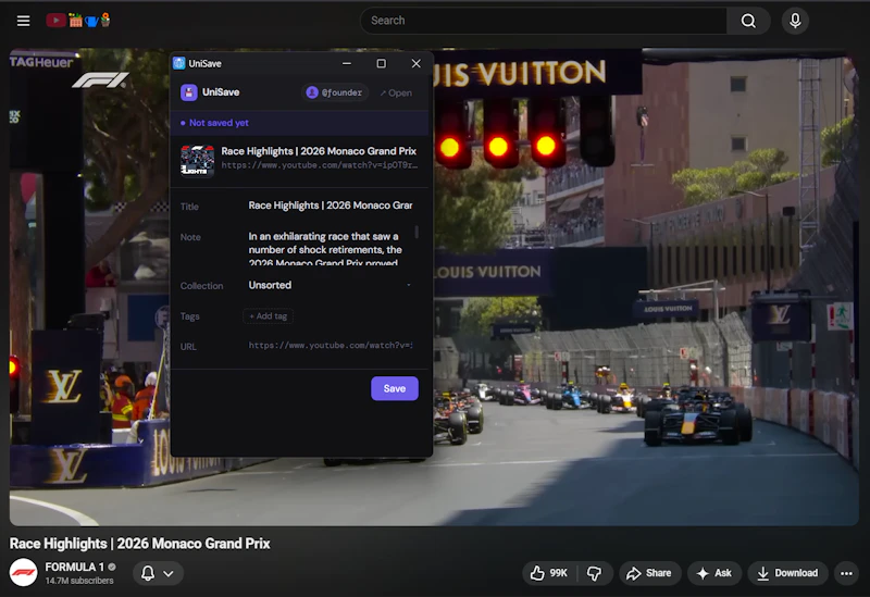 UniSave screenshot 3