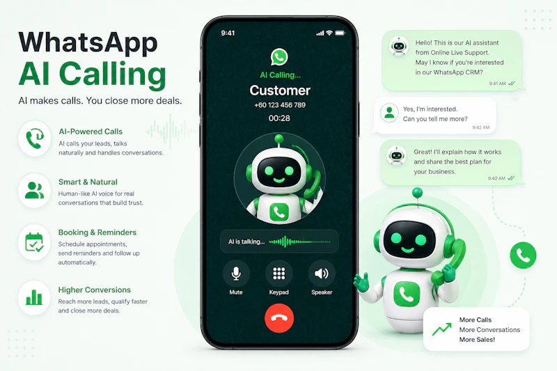 WhatsApp CRM - OnlineLiveSupport screenshot 7