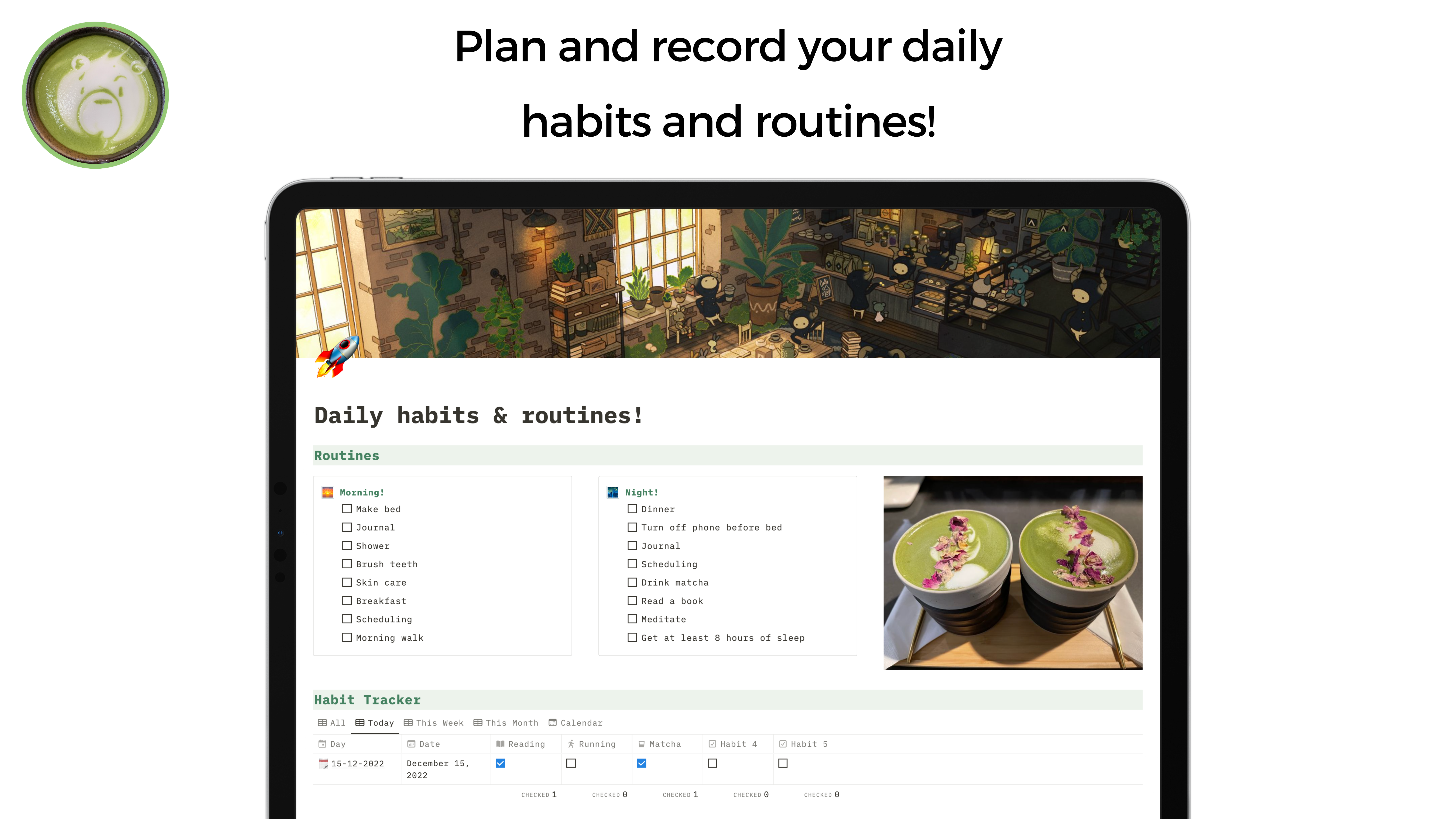 Кафе Matcha Vibe - Life Planner! media 6