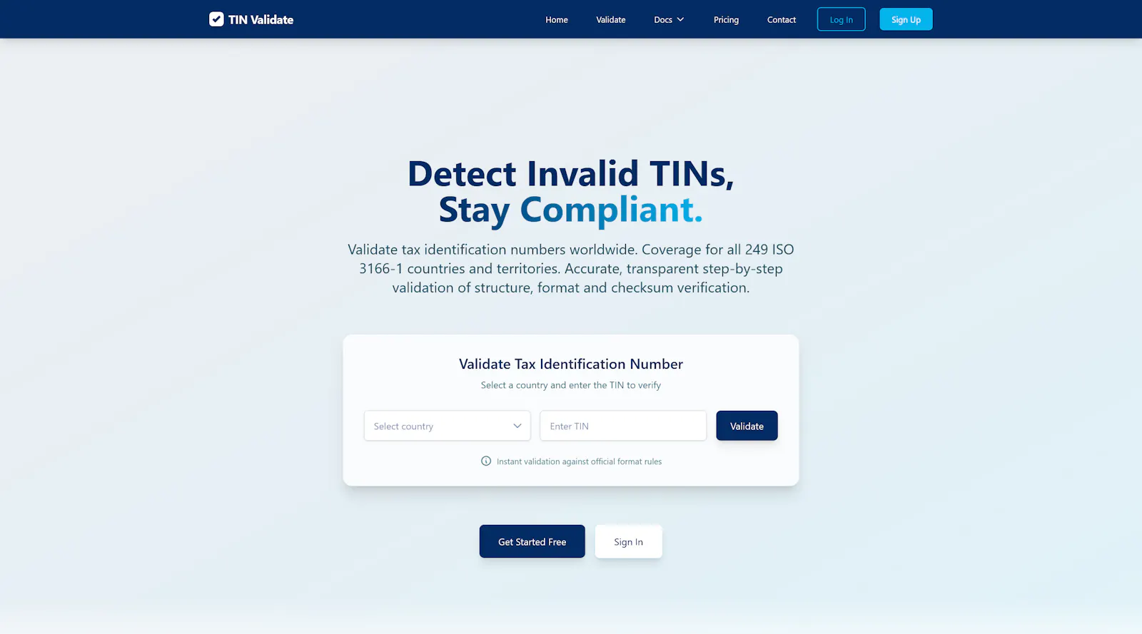 TIN Validate screenshot 7