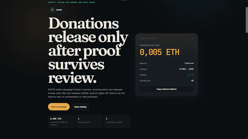 Datio screenshot 1
