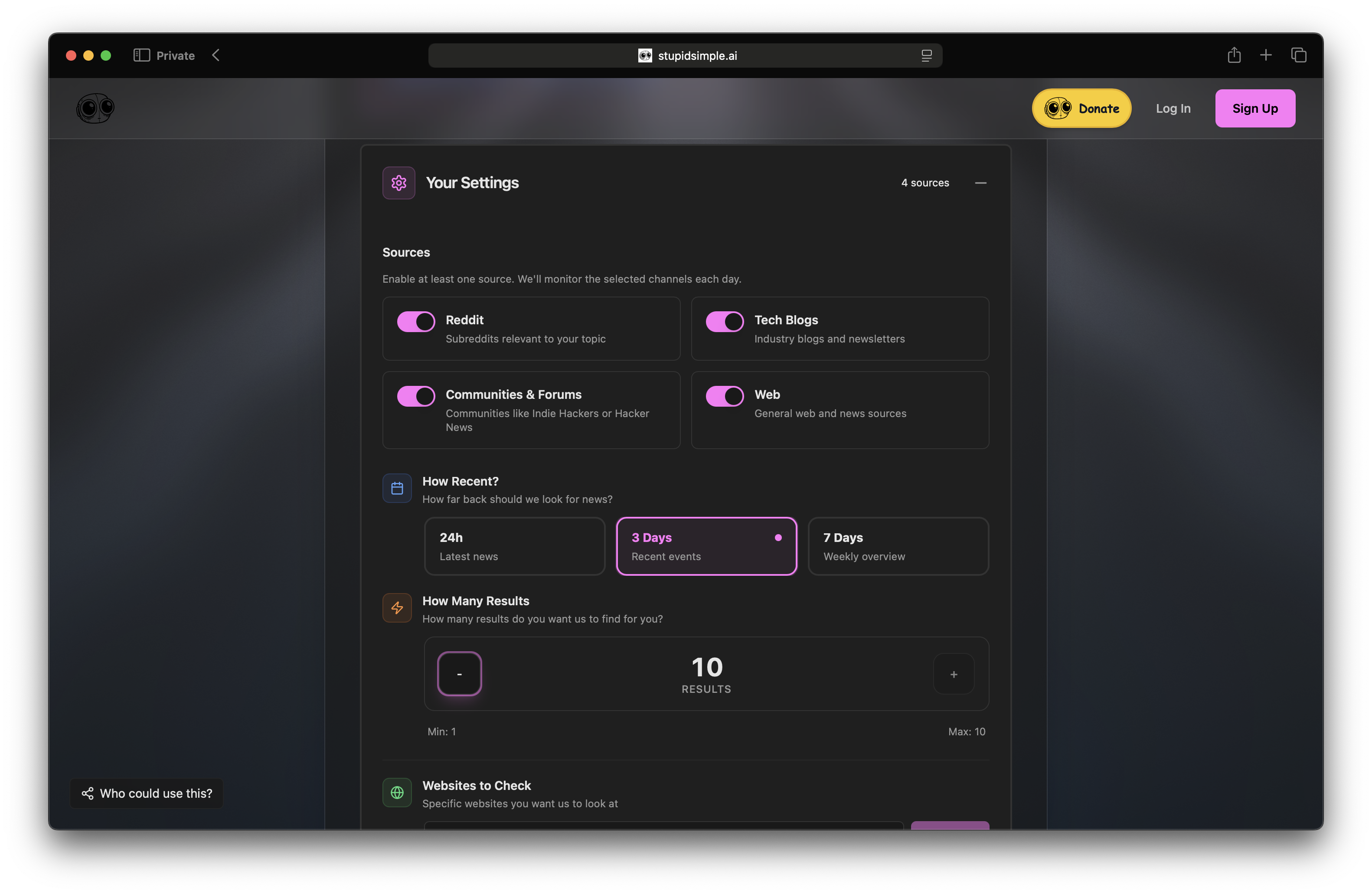 Stupid Simple AI Search gallery image
