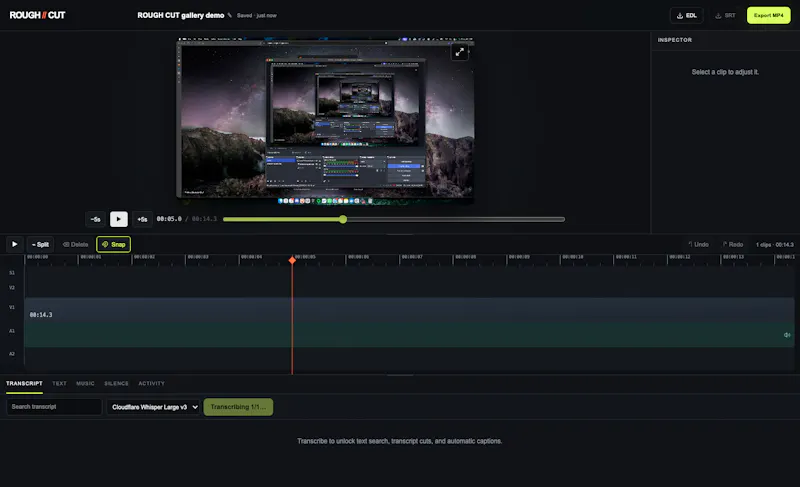 ROUGH//CUT screenshot 6