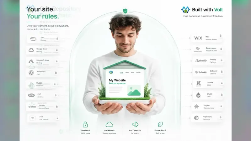 Host.VoltJS.com screenshot 1 (video preview)