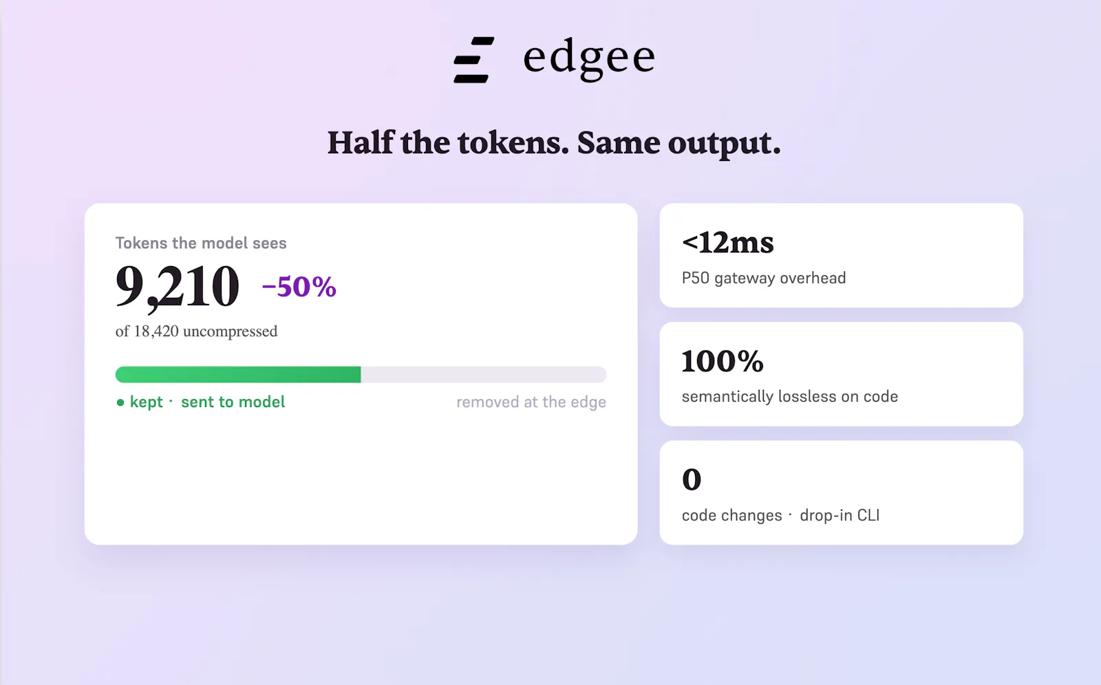 Edgee Claude Code Compressor V2 screenshot 3