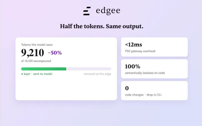 Edgee Claude Code Compressor V2 screenshot 3