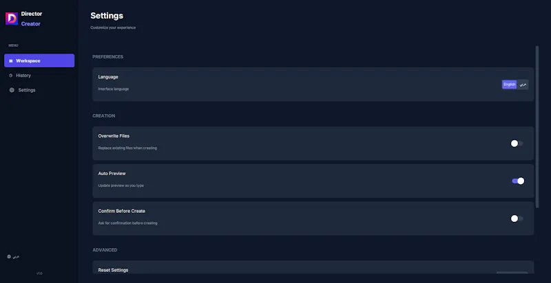 Director Creator screenshot 2