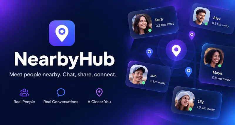 NearbyHub – Meet People Nearby screenshot 2