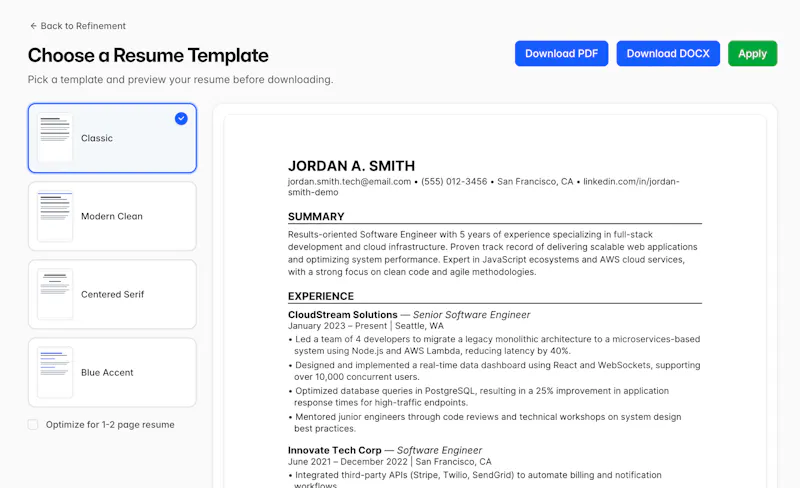 Resume Refiner AI screenshot 8