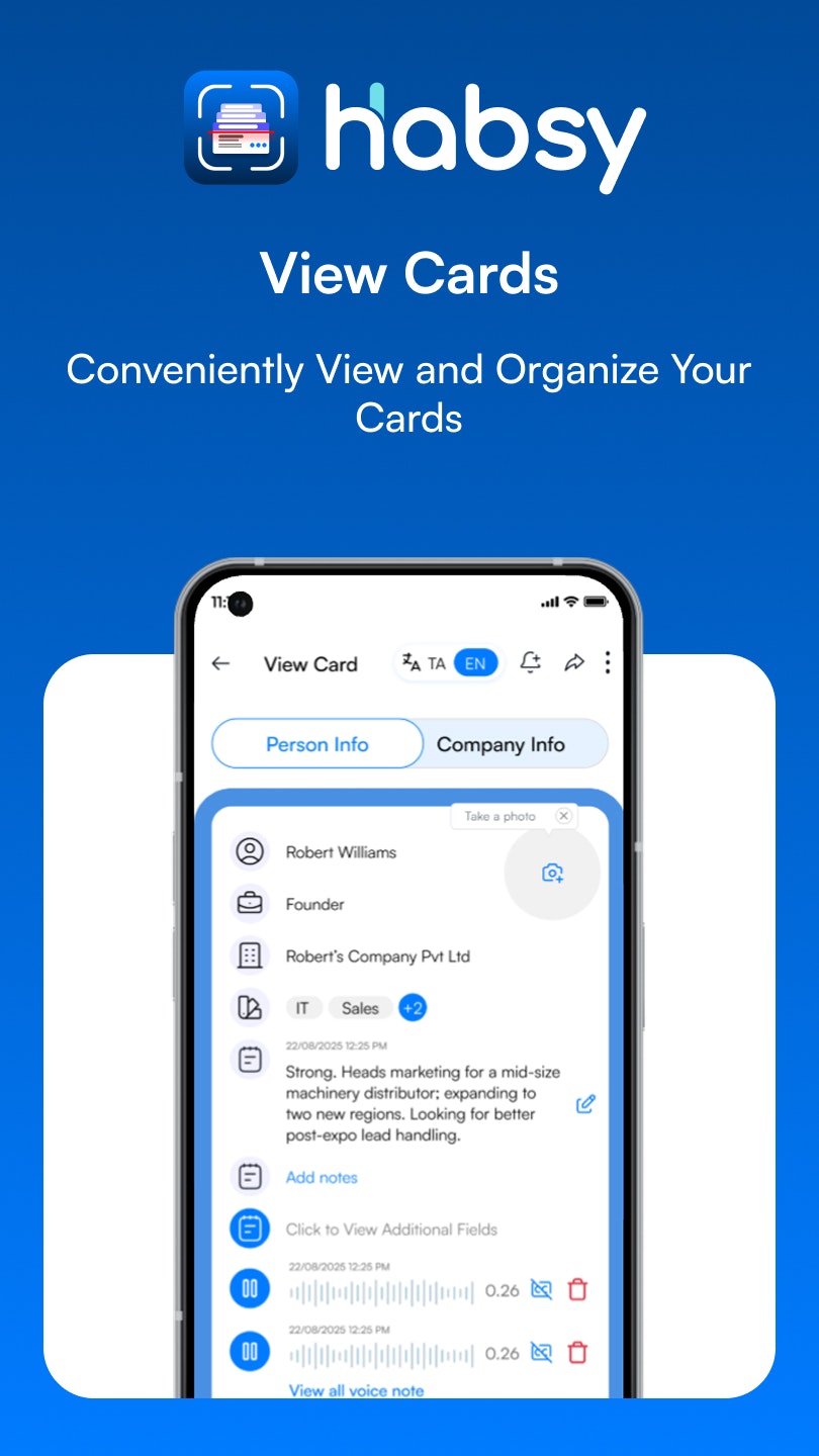 Habsy - Business Card Manager gallery image